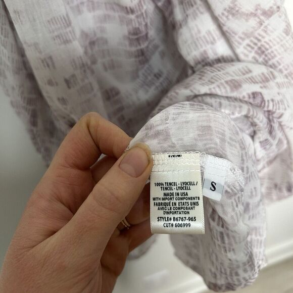 Cloth & Stone Dress Womens Small High Neck Light Weight Mini Tencel - Picture 4 of 8